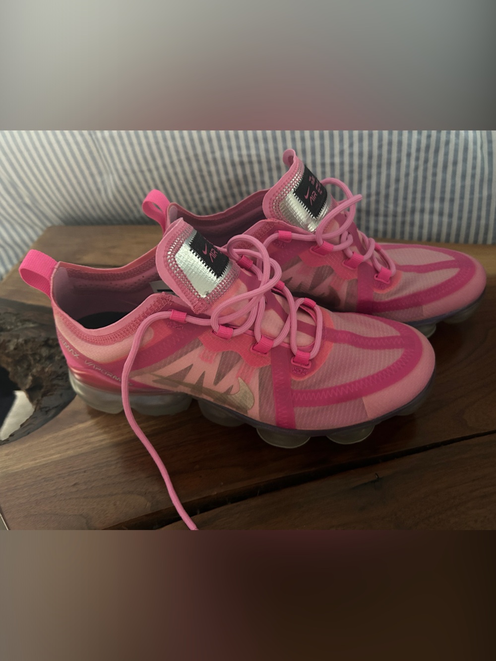 Nike 2019 Fuschia VaporMax Running Shoes